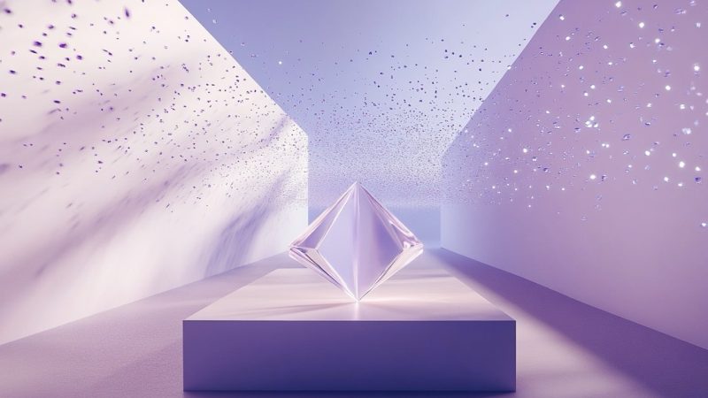 Une image de pierre précieuse dans un tunnel illustrant le trading haute fréquence